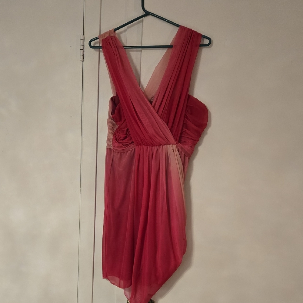 Elegant Pink Ombre Dress
